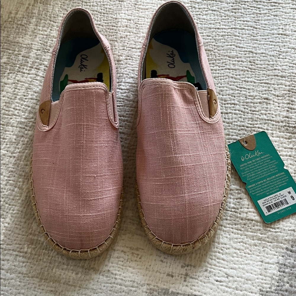OluKai Pink Espadrilles